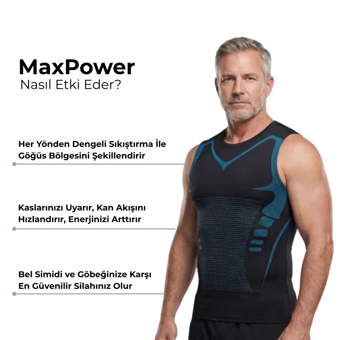 MaxPower | Özgüvenin, Formun ve Kontrolün Gücünü Hissedin
