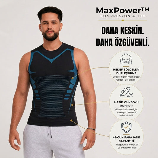 MAXPOWER İYONİK KOMPRESYON ATLET